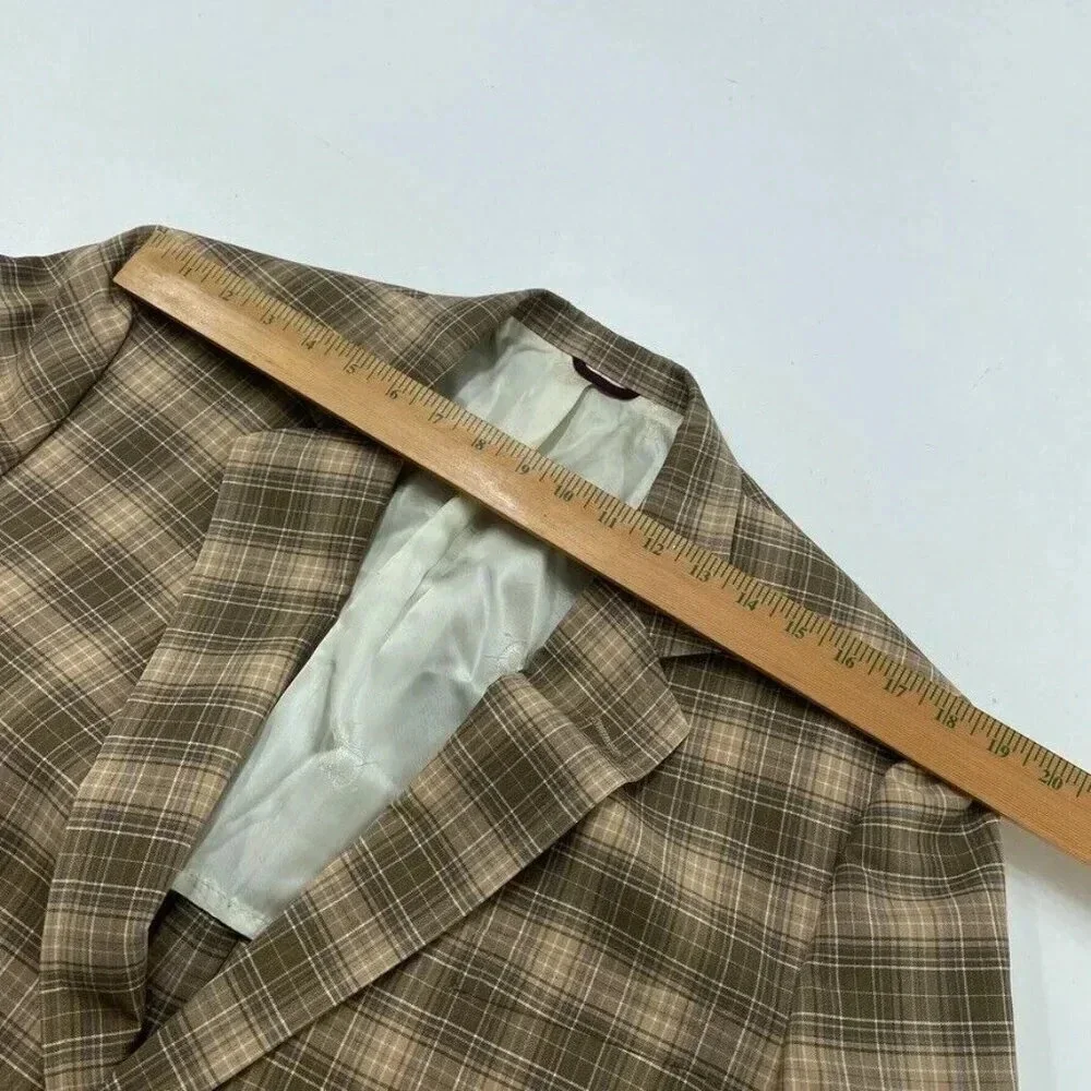Jack Nicklaus Hart Shaffner & MarxBlazer Mens 46 Blazer plaid3643